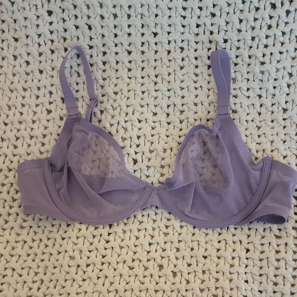 CUUP Amethyst Mesh Underwire Bra - Picture 1 of 4